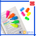 Mini Size Chisel Tip Yelow, Blue, Pink, Green, Orange 5 Pack in A Plastic Packaging Highlighter Marker Pen